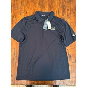 Cutter & Buck‎ Mens Golf Polo Shirt Colonial Simplot Logo Navy Blue L